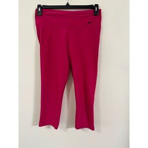 Nike Dri Fit Pink Cropped Leggings